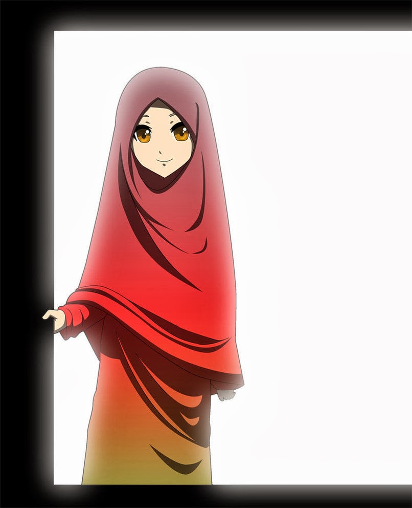 Gambar Kartun Muslimah Tomboy Gambar Hd Pilihan