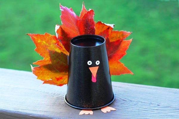 paper cup craft animal