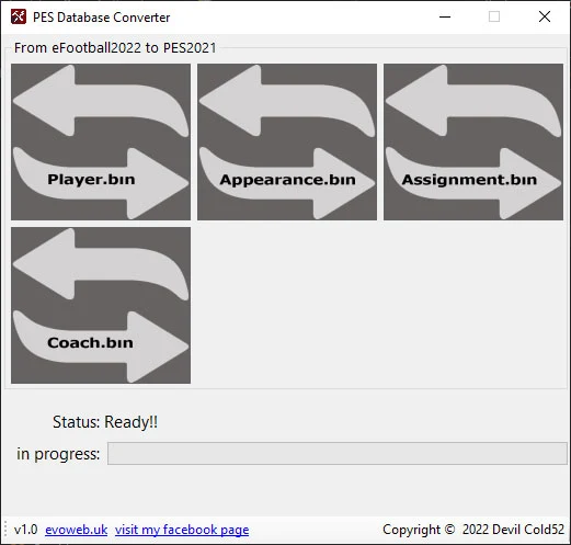 Database Converter V1 0 For eFootball PES 2021