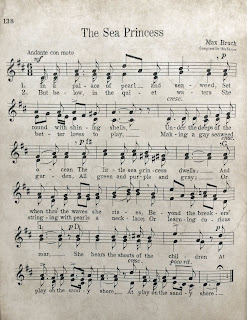 Freebie Friday: Vintage Sheet Music Printable from My Porch Prints