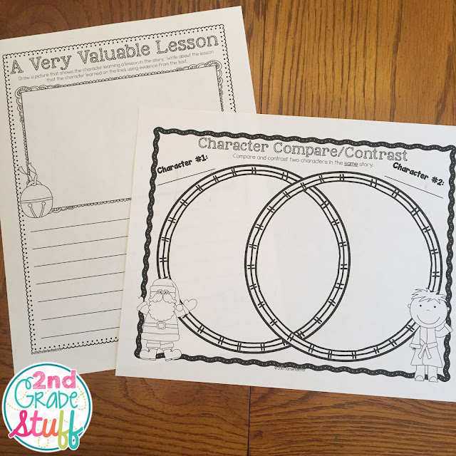 These ELA printables are perfect for the month of December! Common Core Graphic Organizers with a seasonal theme.