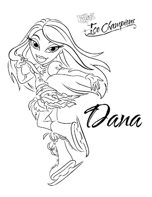 Bratz Coloring Pages Ice Champions