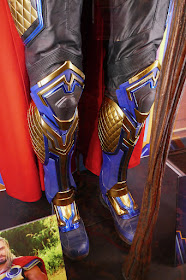 Thor Love and Thunder movie costume legs detail