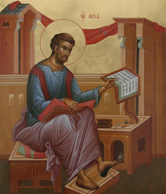 апостол и евангелист Лука, икона
