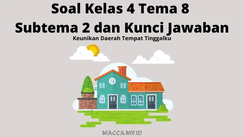 Soal Kelas 4 Tema 8 Subtema 2 dan Kunci Jawaban