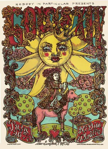 Another acid-trip Mars Volta gig poster by Michael Michael Motorcycle
