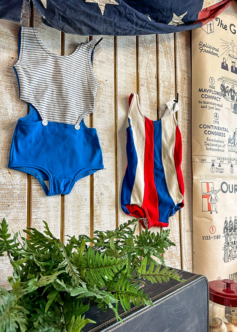 Vintage americana bathing suits