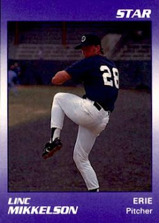 Lincoln Mikkelsen 1990 Erie Sailors card