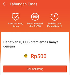 nabung emas pegadaian murah