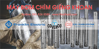 Máy bơm nước giếng khoan Franklin CRI Coverco