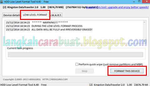 Cara Format Flashdisk Yang Write Protected