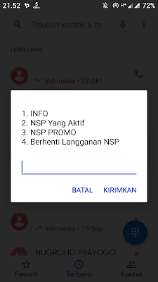 4 Cara Mematikan / Berhenti Langganan NSP dari Telkomsel