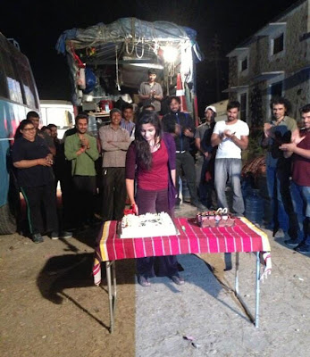 Alia Bhatt's birthday on the set