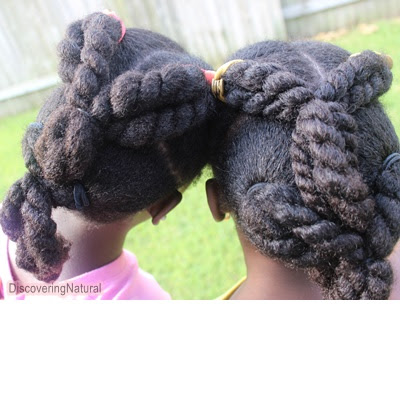 Natural Hair Kids Hairstyle Chunky Twists