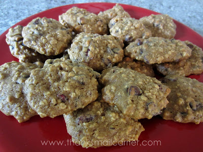fruit and nut cookies
