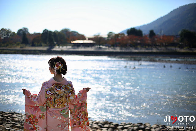 京都で成人式の前撮り撮影