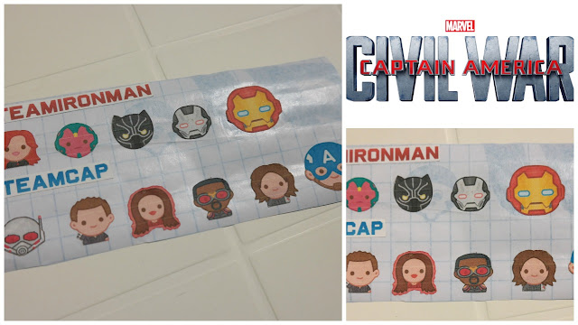 stickers de los emojis de civil war #TeamIronman #TeamCap