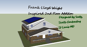 Design by Scotty-Scotts Contracting-Frank Lloyd Wright Inspired 2nd Floor Room Addition