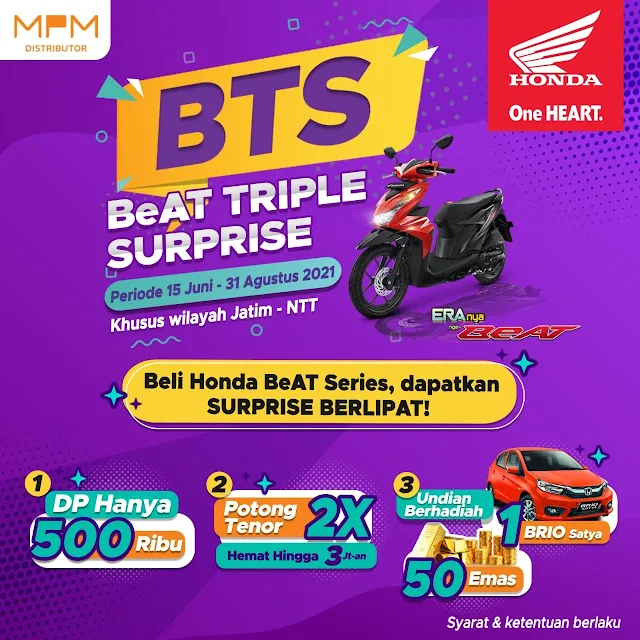 promo honda beat surabaya 2021