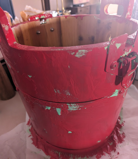 Making A New Bucket Look Old