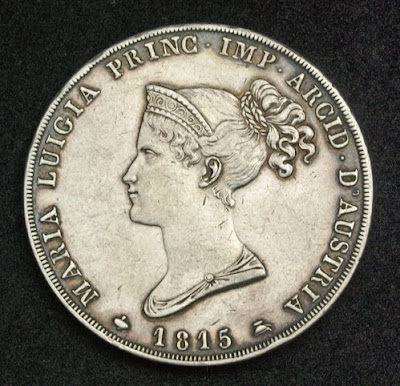 Italian States Coins Parma 5 Lire Silver Coin