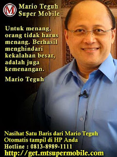 Kumpulan Kata kata  Motivasi  Mario  Teguh  Super Sekali