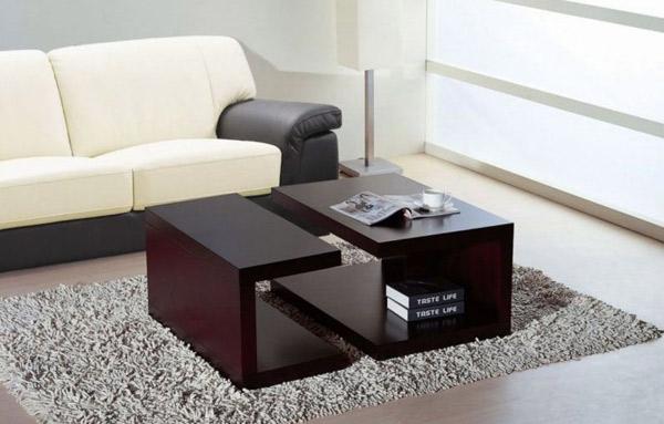  Meja  Kayu Modern untuk  Ruang  Tamu  Minimalis Rancangan 