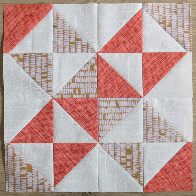 HST Quilt-Along - Block #11 - Starshine - Carolyn Friedlander fabrics