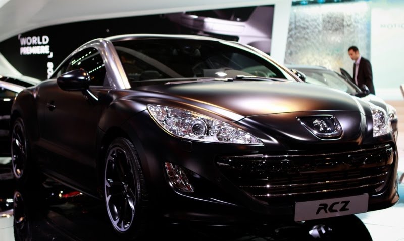 Peugeot RCZ Asphalt Black matte The first official photos