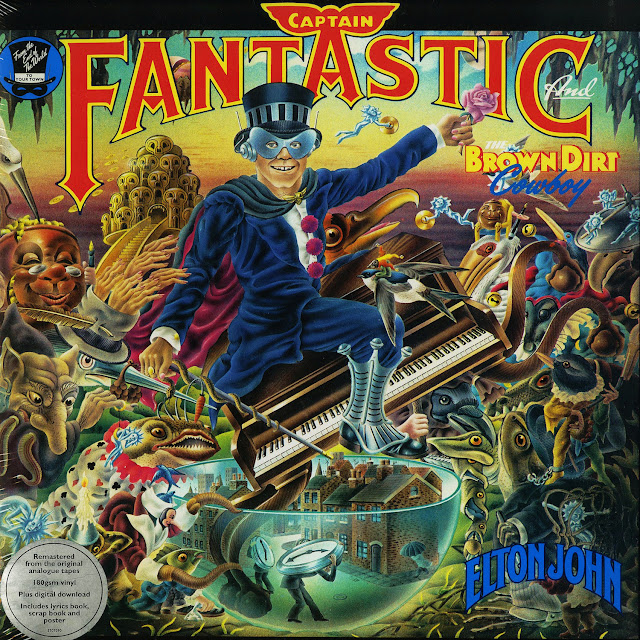 Elton John - Captain Fantastic and the Brown Dirt Cowboy Album cover Art