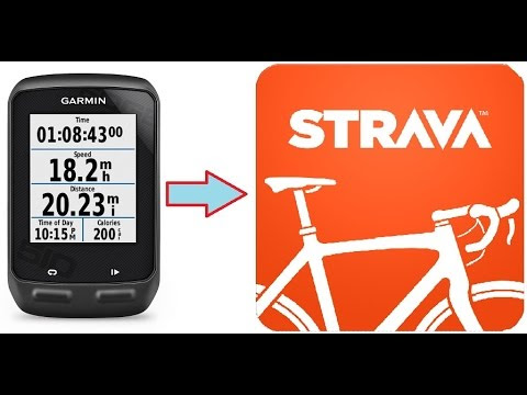 Synchro  activité avec GPS Garmin ou application mobile Strava 