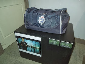 Hot Fuzz British police duffel bag prop