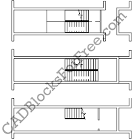 Free AutoCAD Blocks Stairs