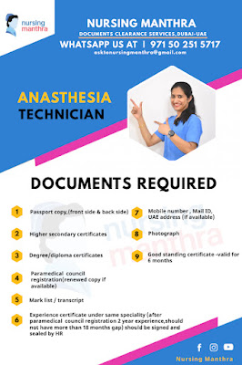 ANASTHESIA TECHNICIAN