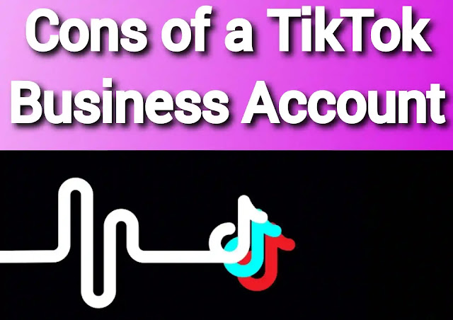 Cons of a TikTok Business Account