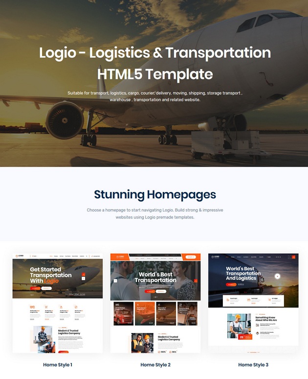 Logistics & Transportation Template 