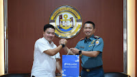 Tingkatkan Hubungan Silaturahmi, Komandan Lanal Palembang Terima Kunjungan Pejabat PT. Pelindo Regional II Palembang