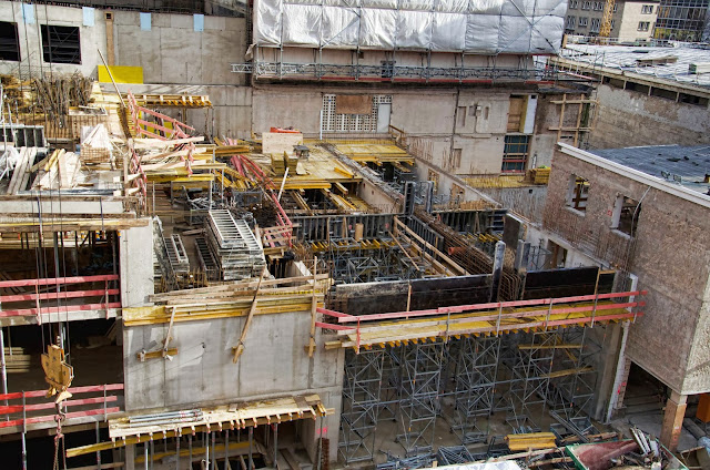 Baustelle Köln, Bühnen Sanierung, Oper, Entkernung und Rückbau, Offenbachplatz 1, 50667 Köln, 27.01.2014