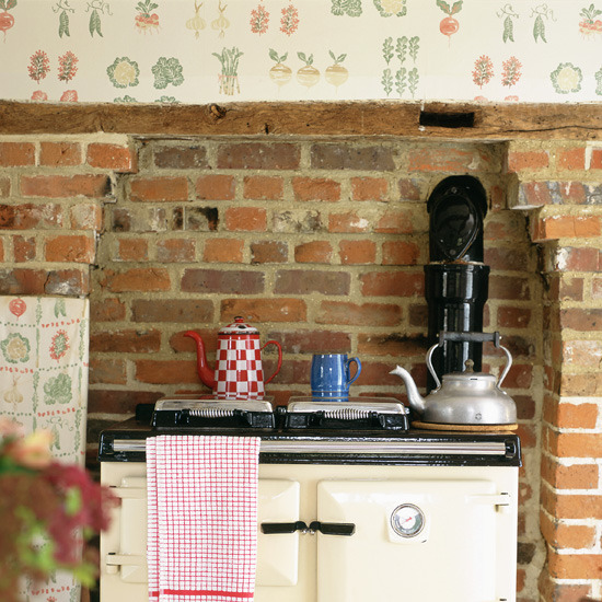 Rustic Brick Kitchen