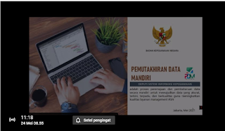 Kick-off Meeting Pemutakhiran Data Mandiri ASN dan PPT non ASN