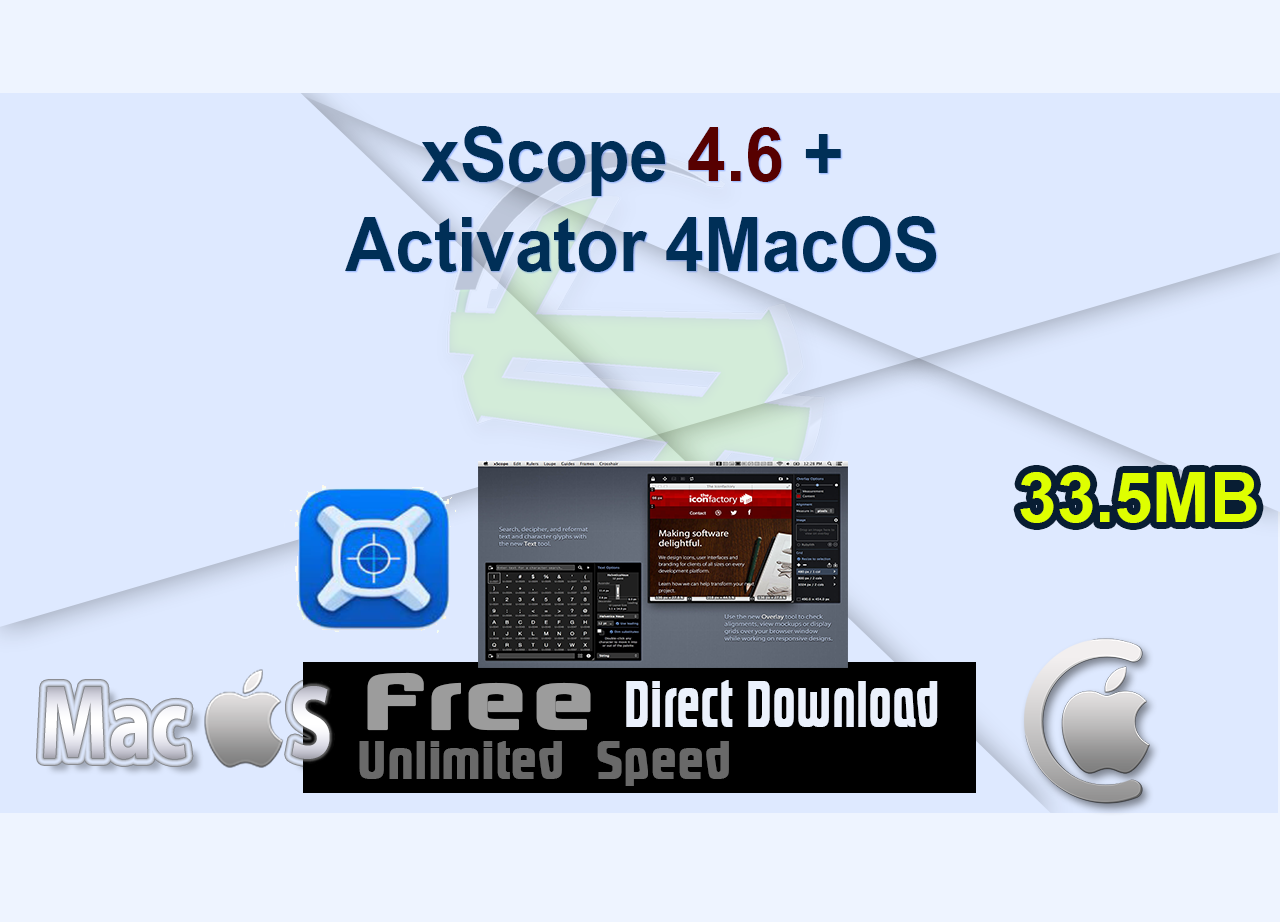 xScope 4.6 + Activator 4MacOS