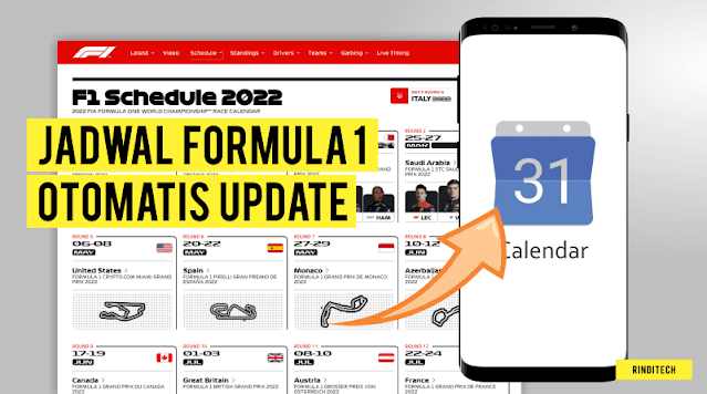 Cara Menambahkan Jadwal Formula 1 di Kalender HP Otomatis Update Setiap Tahun