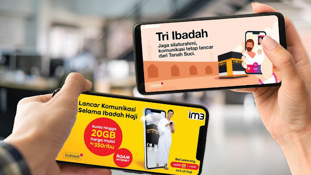 Paket Haji Indosat, Bantu Jamaah Terus Terhubung dengan Keluarga Saat Beribadah