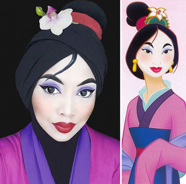 Transformasi Karakter Kartun Yang Menakjubkan Dengan Makeup