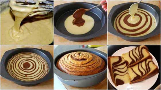 Resep Membuat Zebra Cake. Kue Bolu Klasik yang Tetap Disukai