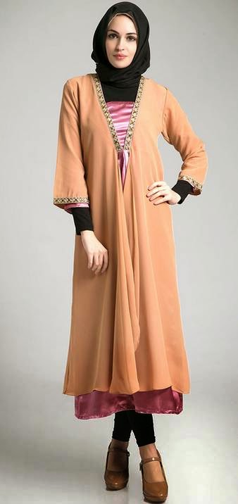  Desain  Baju  Dress  Muslim Model Terbaru 2021