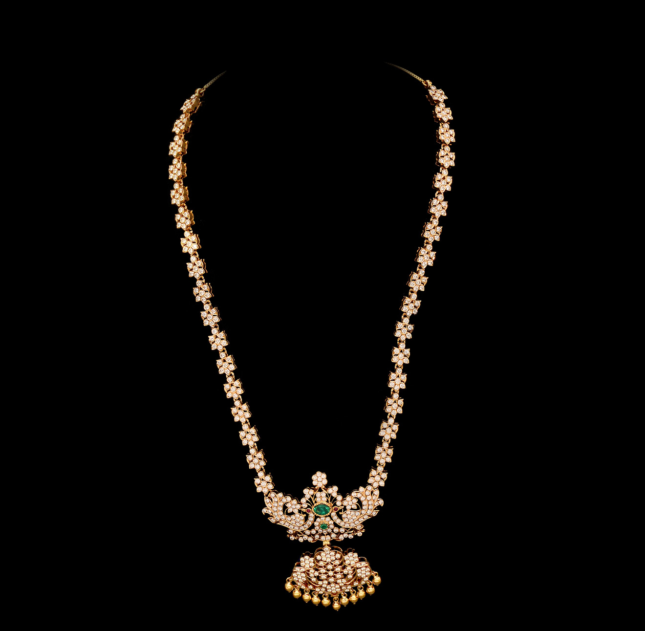 Indian Diamond Bridal Necklace Sets from vummidi