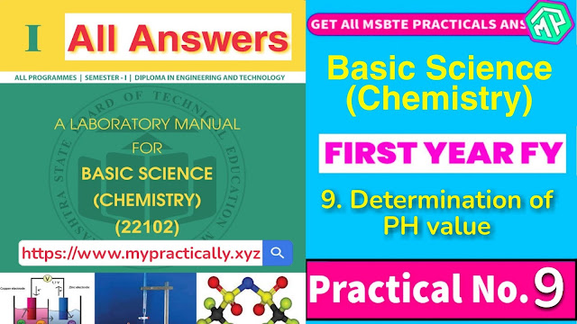 Determination of PH value Basic science chemistry practical answers - mypractically