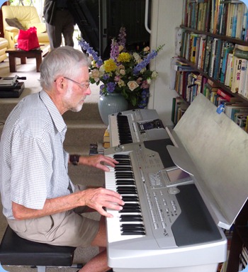 Errol Storey playing Delyse's Korg Pa1X