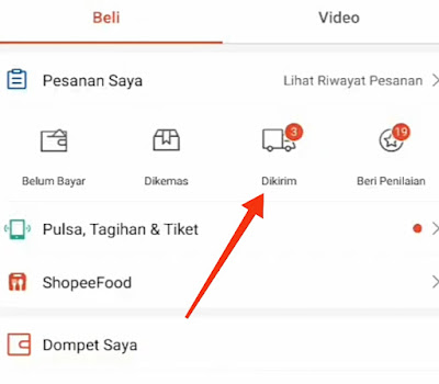 Cara Lacak Paket Shopee